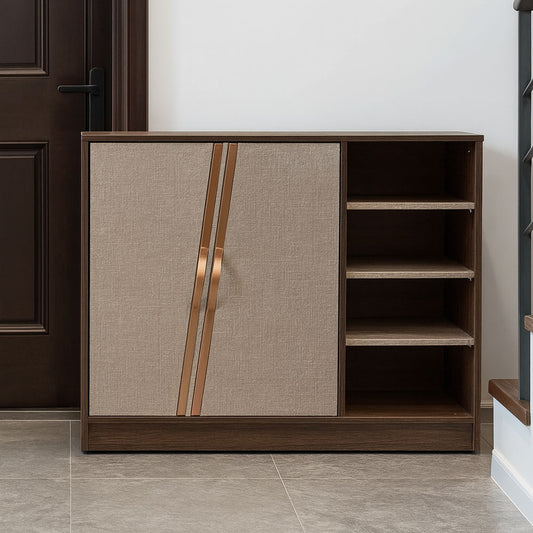 جزامة، 120 × 35 × 92 سم - بني وخشبي - AZ40038
