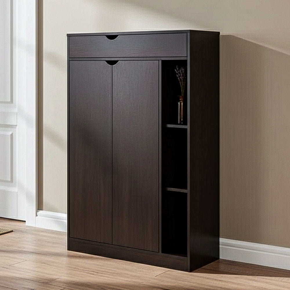 Shoe Cabinet, 80 × 40 × 120 cm - Brown - AZ40043