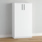Shoe Cabinet, 60 × 38 × 110 cm - White - AZ40055