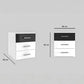 Unit Drawers, 40 × 40 × 50 cm - Black and White - AZ500150