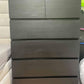 Unit Drawers, 80 × 45 × 123 cm - Black - AZ500190