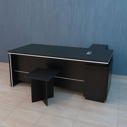 Desk 200 x 80 x 75 cm - Black - AZ50020