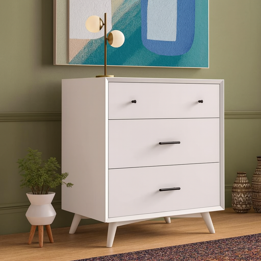 Unit Drawers, 60 × 40 × 100 cm - White - AZ500251