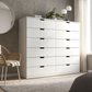 Unit Drawers, 130 × 40 × 120 cm - White - AZ5003