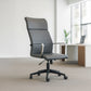 High-Back Executive Swivel Chair 110*50*50 CM - Black - Baran HB-HR