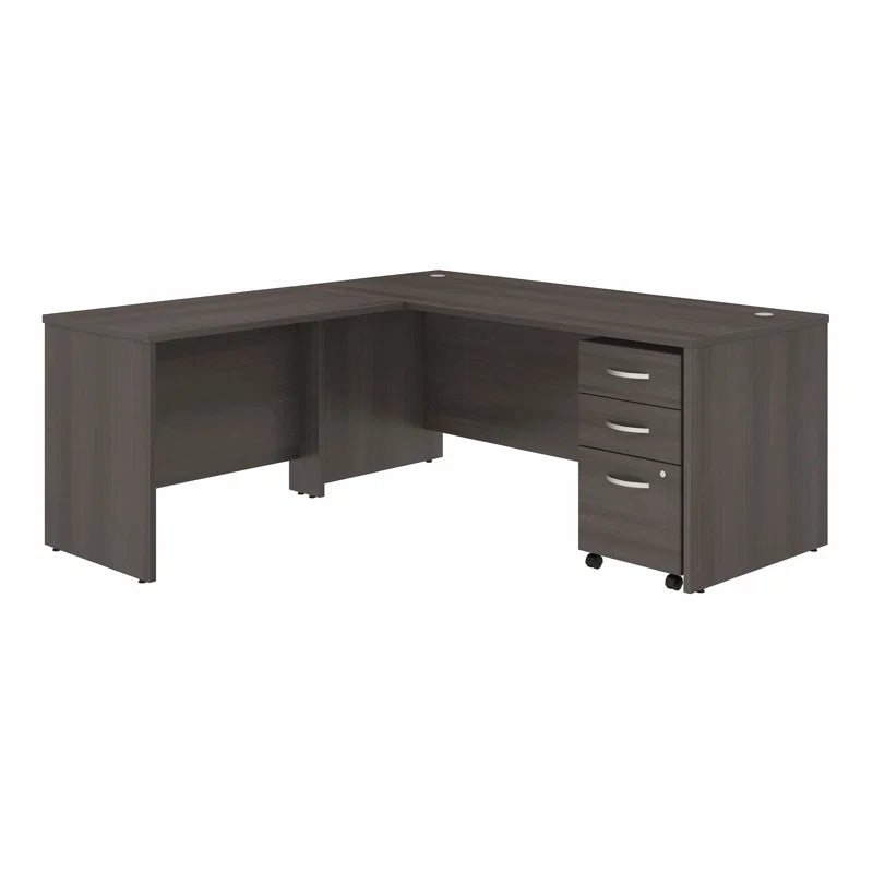 Desk 75 x 220 x 80 cm - Brown - AZ11130