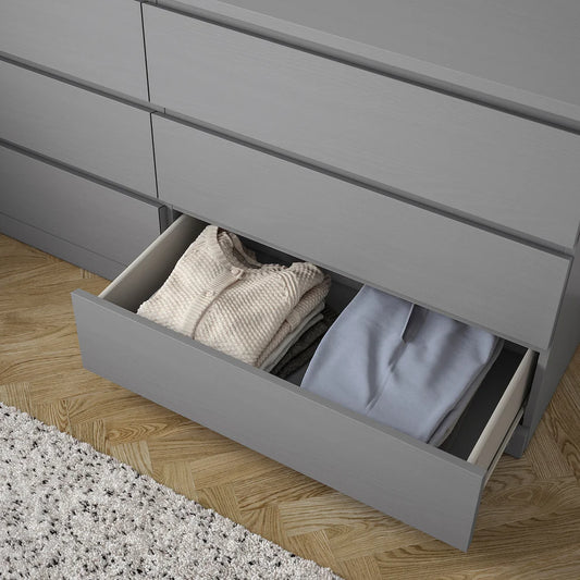 Unit Drawers, 156 × 45 × 78 cm - Grey - DRW-MOD-AZ500110