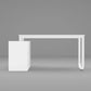 Desk 75 x 220 x 80 cm - White - AZ11186