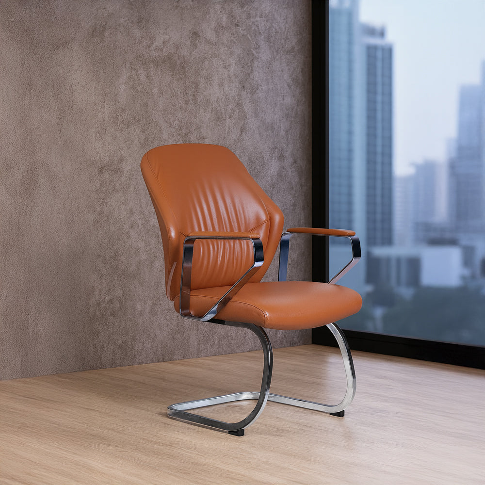 Visitor Chair 103*60*65 cm - Brown - GL 318
