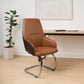 Fixed Visitor Chair 100*61*61 cm - Brown - GL 323