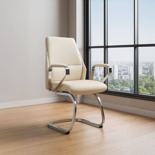 Visitor Chair 92*51*57 CM - White - GL 414