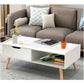 طاولة استقبال 90×42×50 سم - أبيض - AZH-00030

