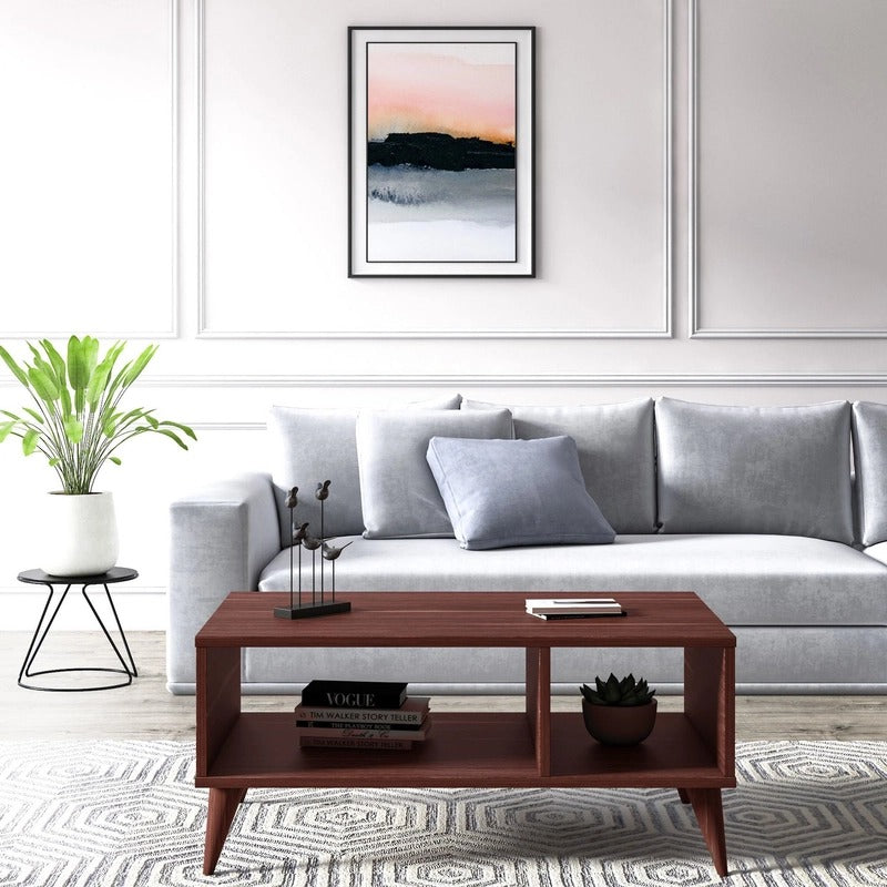 Reception Table, 90 × 55 × 40 cm - Brown - AZH-00033