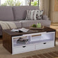 Reception Table, 100 × 50 × 40 cm - Wooden and White - AZH-00053