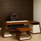 Desk 200 x 80 x 75 cm - Brown and white - AZ50001