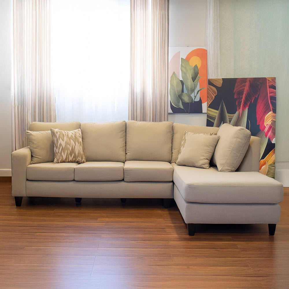 LOURA, very soft home corner sofa suitable for all areas L shape sofa