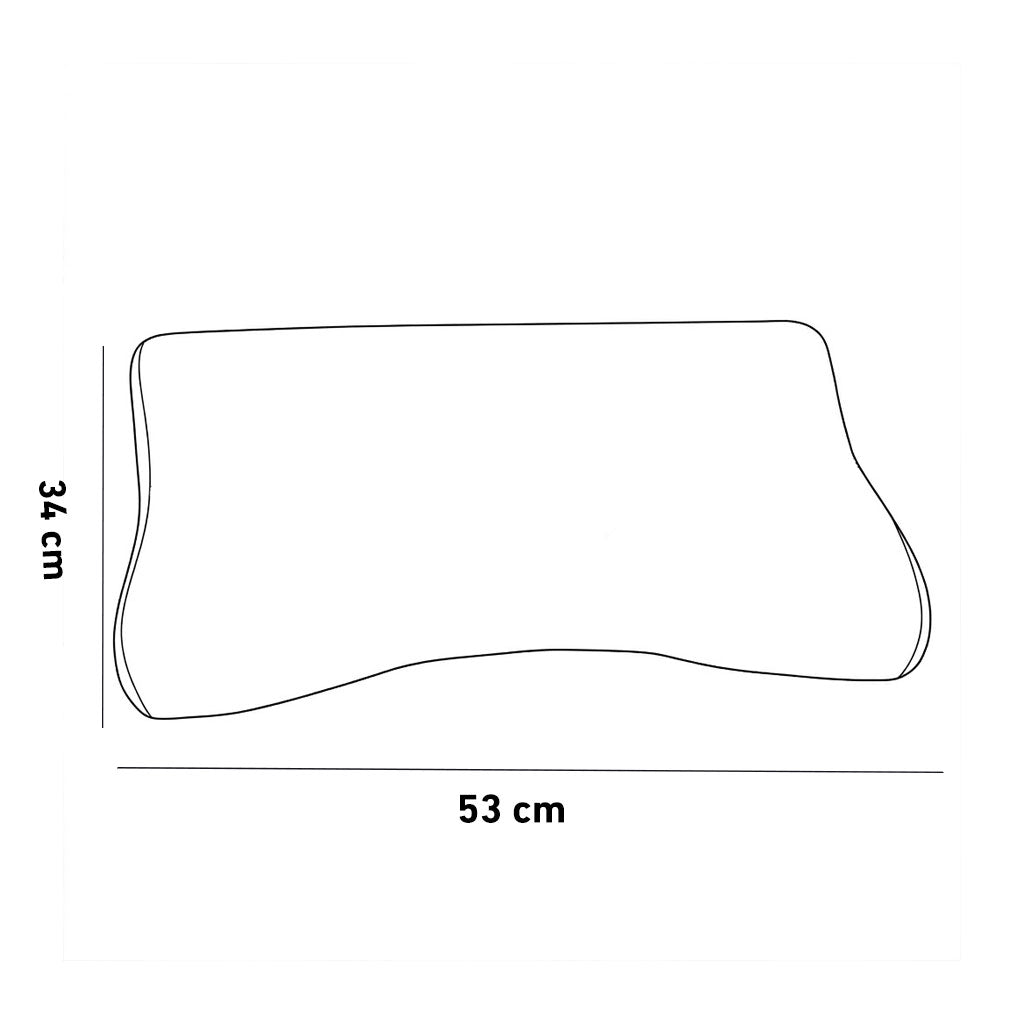 Latix Pillow - 50×34 cm - White - AZ50055