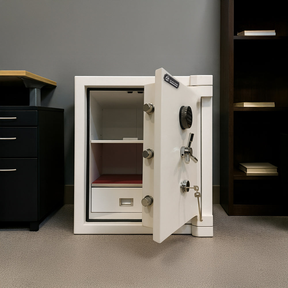Steel Safe – Digital + Fingerprint + Key – H60 × W50 × D50 cm – MH-600