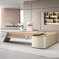Desk 220 x 80x 75 - brown  - AZ12101
