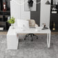 Desk 75 x 220 x 80 cm - White - AZ11186