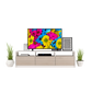 TV Table, 160 × 30 × 45 cm - Wooden and White - AZ30069