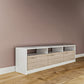TV Table, 160 × 30 × 45 cm - Wooden and White - AZ30069