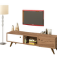 TV Table, 140 × 40 × 40 cm - Wooden and White- AZ30070