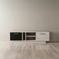 TV Table, 140 × 30 × 40 cm - Grey and Black - AZ30071