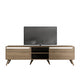 TV Table, 140 × 30 × 50 cm - Wooden and White - AZ30078