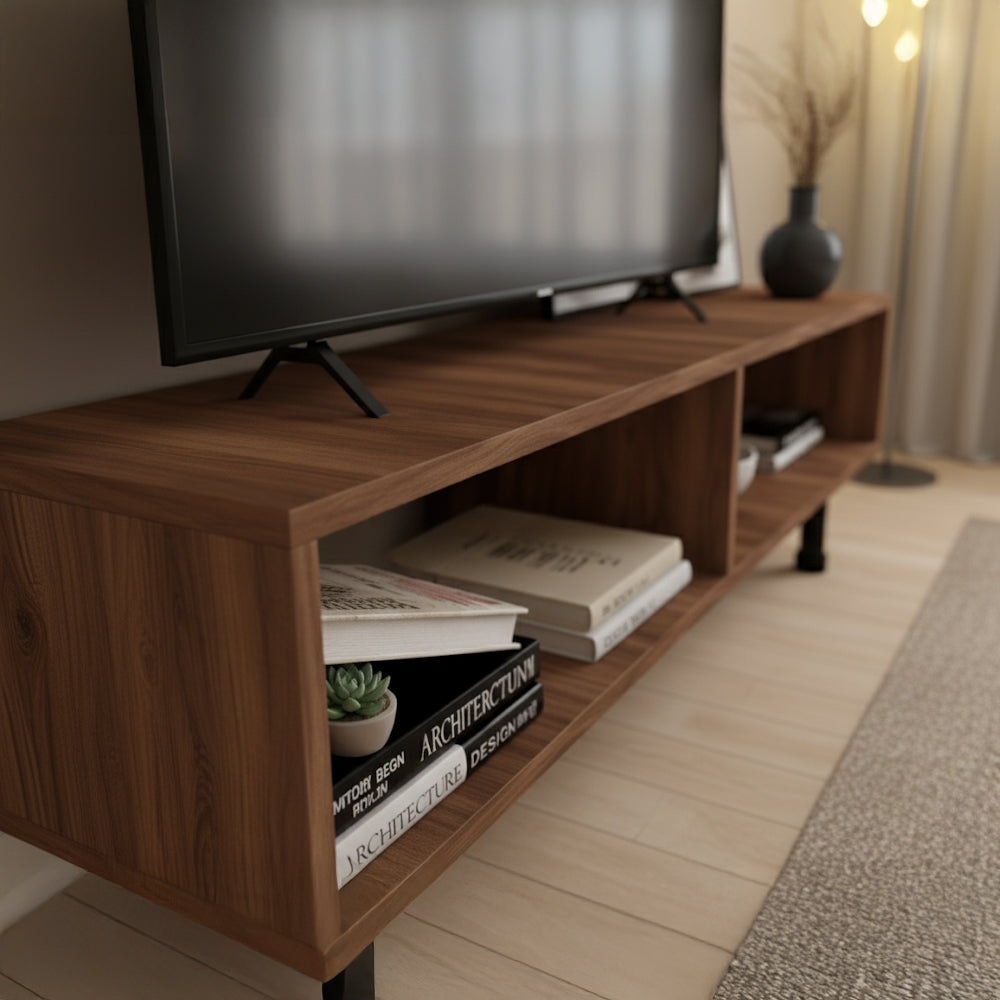 TV Table, 160 × 30 × 40 cm - Brown - AZ30082