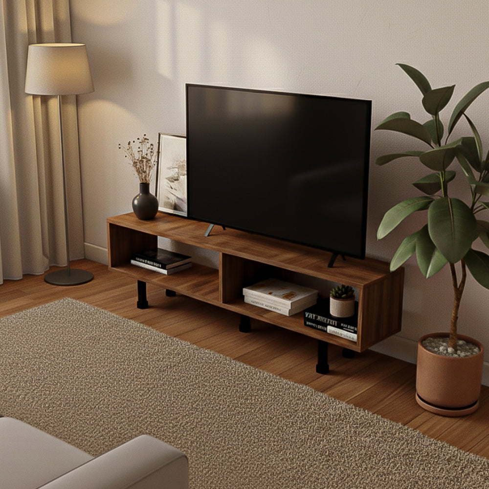 TV Table, 160 × 30 × 40 cm - Brown - AZ30082