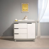 وحدة أدراج 80 × 40 × 80 سم - أبيض و رمادى - AZ500230