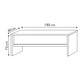 Manager's Desk 75*180*80 CM - Wooden - AZ120167