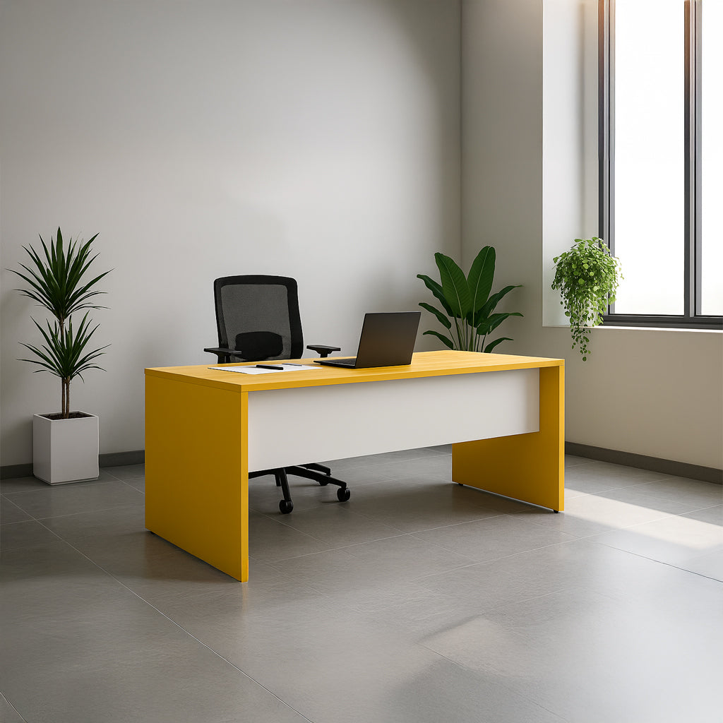 Desk 120 x 60 x 75 cm - wooden& Gray - AZ1087