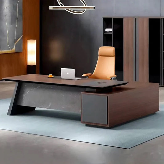 Desk 180 x 80x 75 - brown  - AZ1285