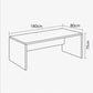 Manager's Desk 75*180*80 CM - Wooden - AZ120155