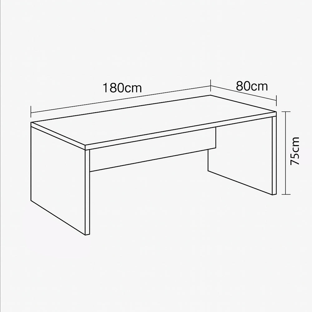 Manager's Desk 75*180*80 CM - Wooden - AZ120155