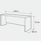 Desk 75 x 200 x 80 cm - Wooden - AZ11188