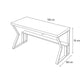 Desk 120 x60x 75 cm - white and black - AZ1314