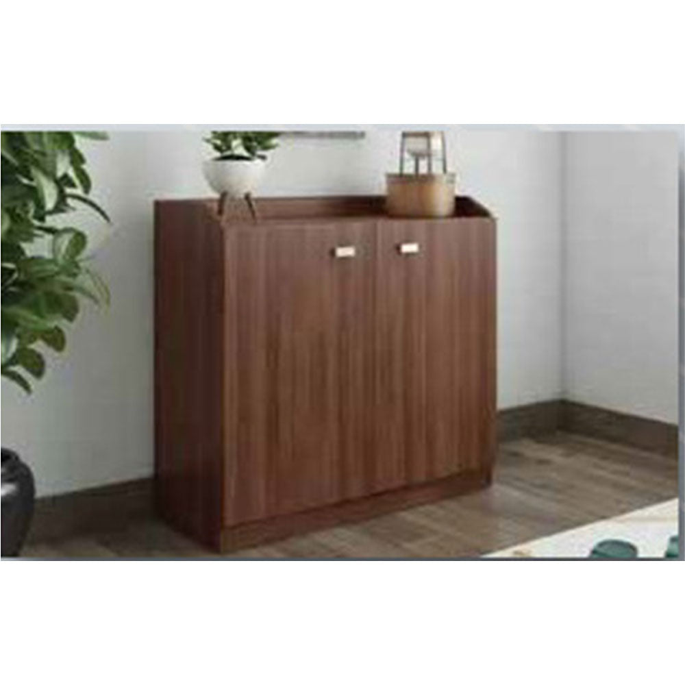 Elegant Wooden Shoe Cabinet with Double Doors