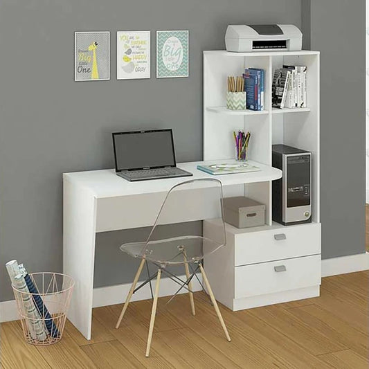Desk 140 x 50 x 130 cm - White - AZ1008