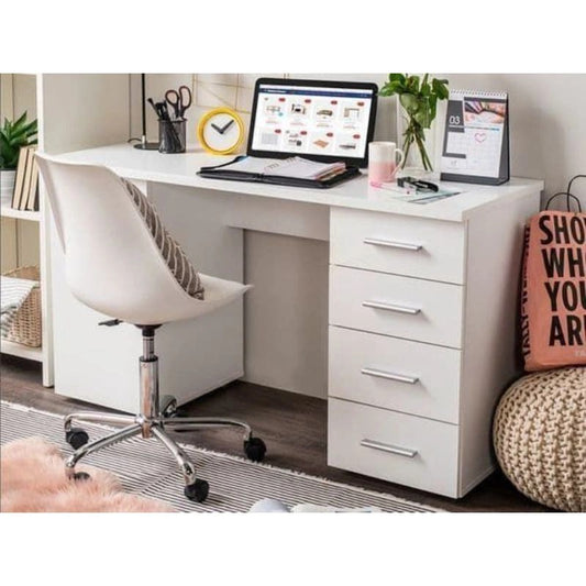 Desk 140 x 60 x 75 cm - White - AZ1011