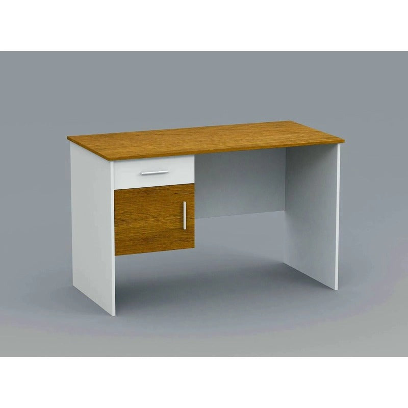 Desk 120 x 60 x 75 cm - Wooden and white - AZ1050