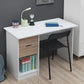 Desk 120 x 60 x 75 cm - Beige and White - AZ1064