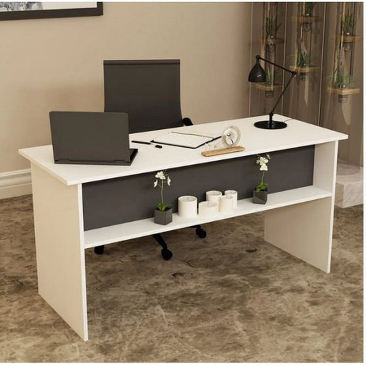 Desk 140 x 60 x 75 cm - White - AZ1086