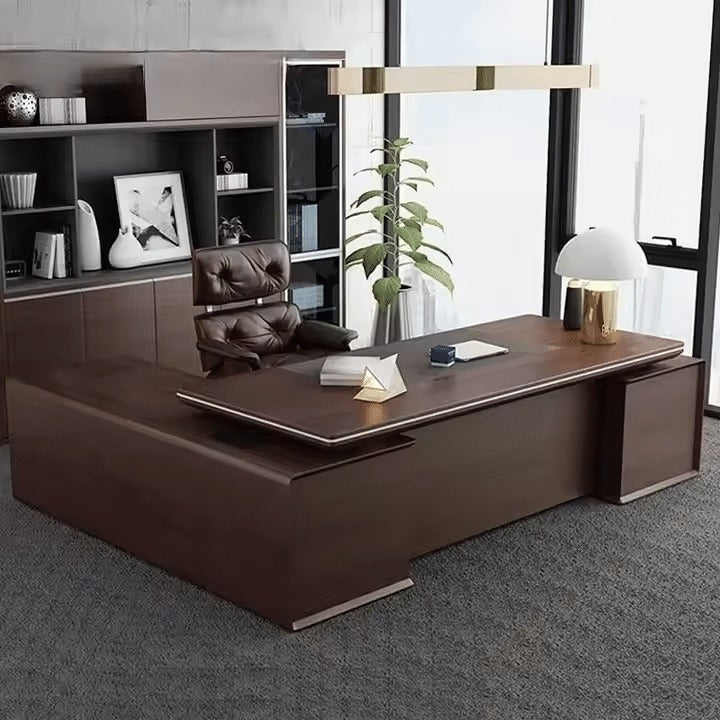 Desk 200 x 80 x 75 cm - Wooden - AZ1158