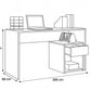 Desk 75 x 200 x 80 cm - White - AZ11177
