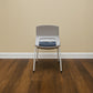 Modern Plastic Chair with Cushioned Seat 80*54*54 CM - White - ZT001-3