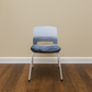 Modern Plastic Chair with Cushioned Seat 80*54*54 CM - White - ZT001-3
