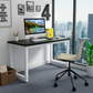 Desk 75 x 200 x 80 cm - Black and White - AZ11140